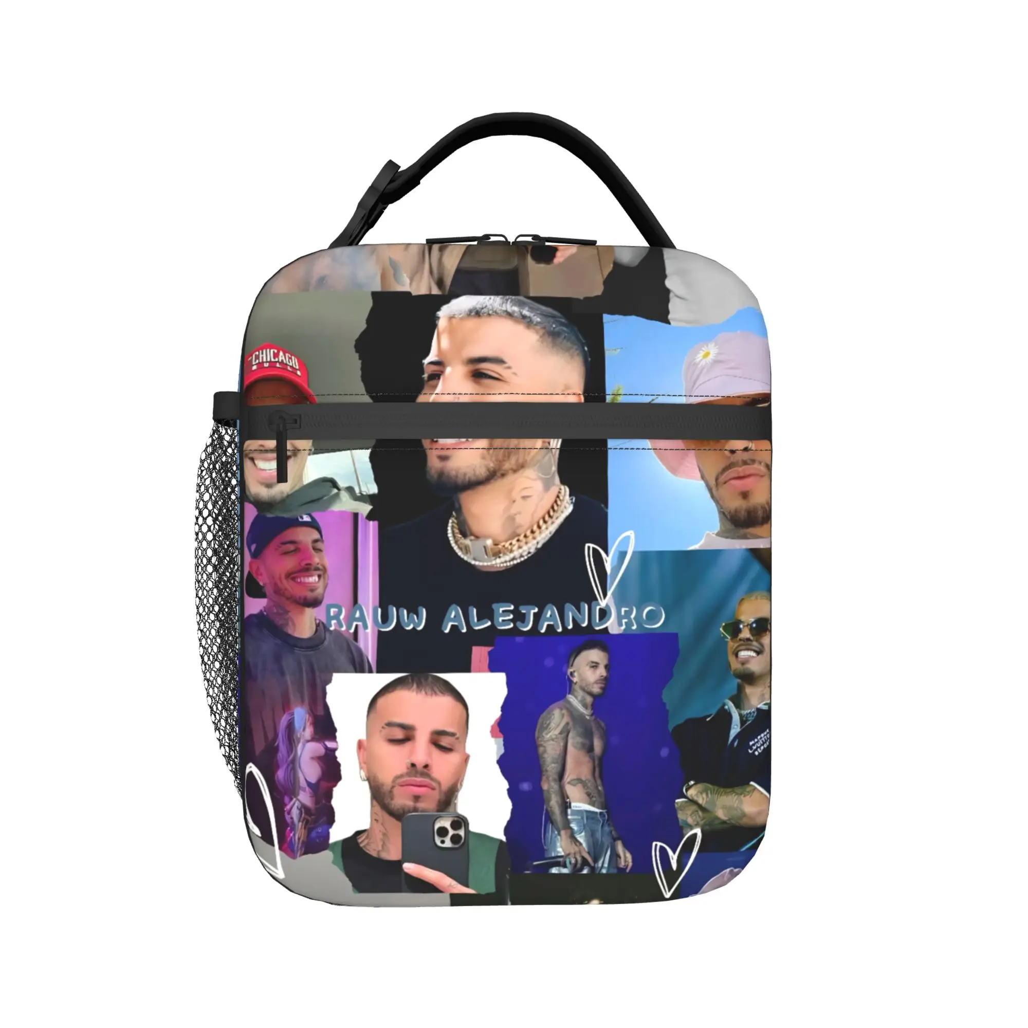 Rauw Alejandro Singer Rapper Accessories Insulated Lunch Bag For Picnic  Food Container Reusable Cooler Thermal Lunch Boxes
