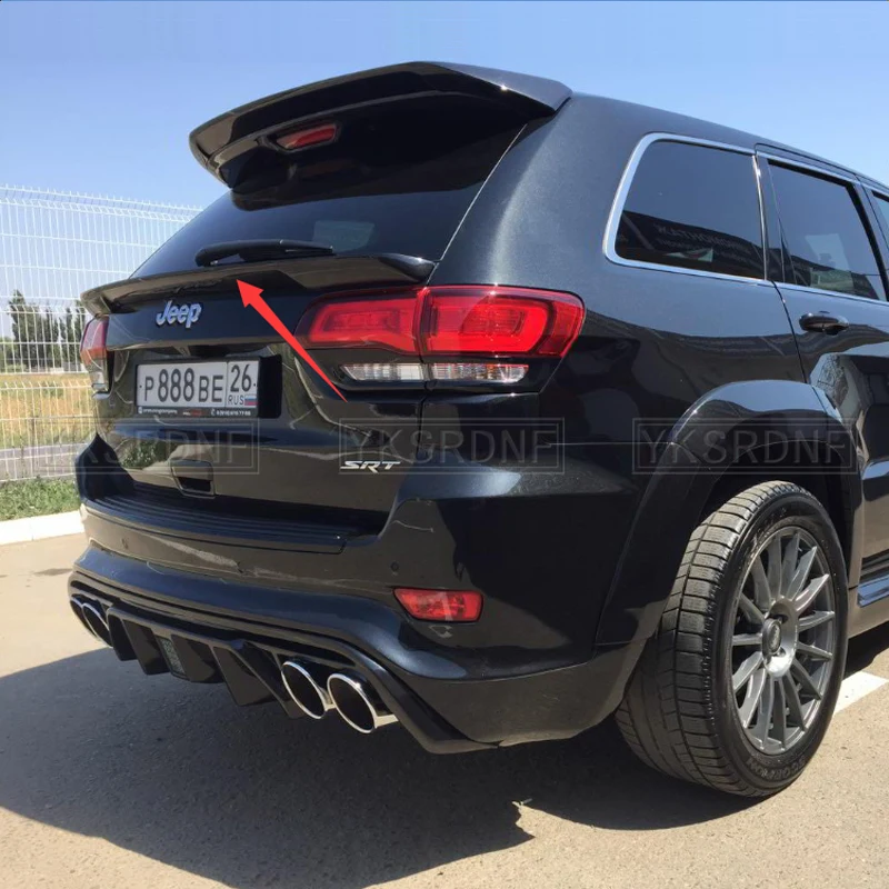 Auto Accessories ABS Rear Wing Mid Spoiler For JEEP Grand Cherokee WK2 2014 2015 2016 2017 2018 2019 2020