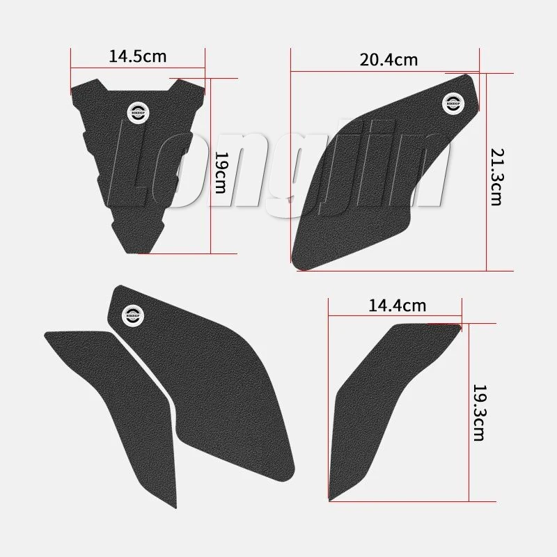GSX8R GSX8S NEW Motorcycle Sticker Tank Non Slip Tank Traction Side Pad Protective Decal for SUZUKI GSX8R GSX8S 2023 2024 2025