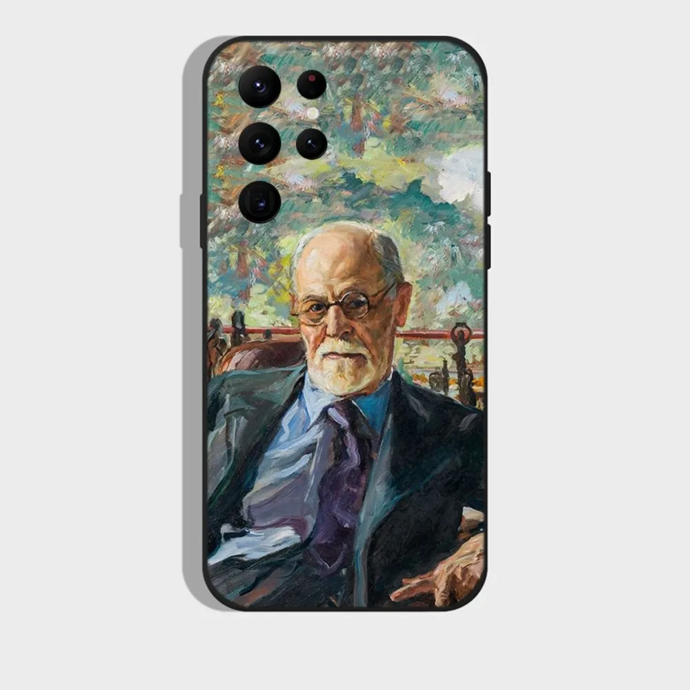 Sigmund Psychoanalysis Freud Phone Case For Samsung S21,S22 Ultra,S20,S30 plus,S22 plus,S23,S30 ultra 5G Silicone Cover