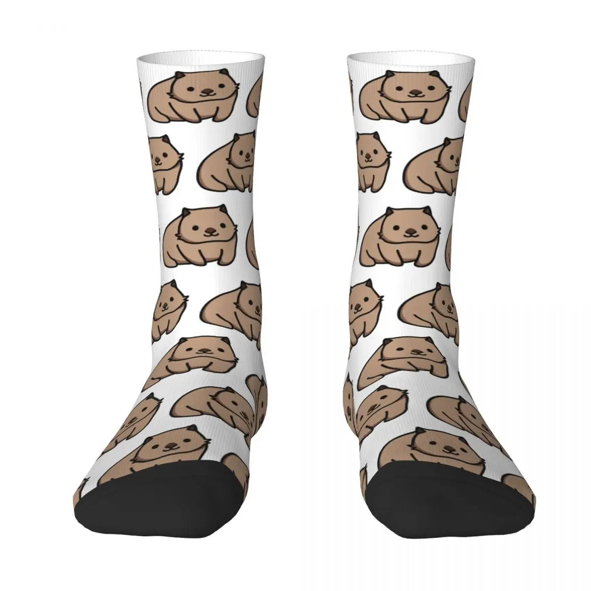 

Wombat 2 Socks Harajuku Sweat Absorbing Stockings All Season Long Socks Accessories for Unisex Birthday Present