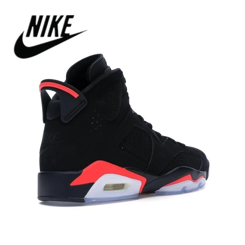 Authentic Nike Air Jordan Retro 6 6S AJ6 Men Infrared Black Hare