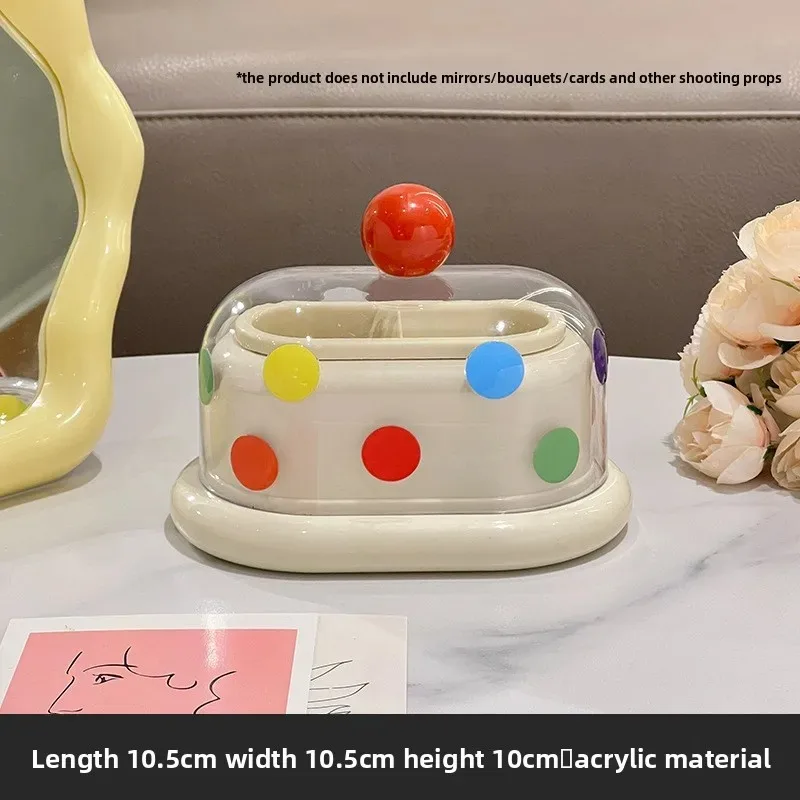 غرفة المعيشة طاولة طعام الدوبامين صندوق أعواد الأسنان المنزلية لطيف الإبداعية عالية القيمة أعواد قطنية حامل صندوق تخزين خيط الأسنان