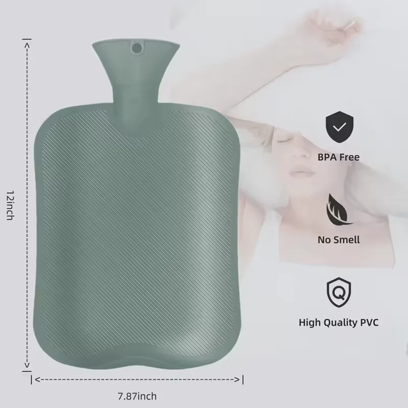 Water Filled Hot Water Bag Hand Warmer Portable Velvet Hot Compress Warm Water Bag With Multiple Colors To Warm Babies