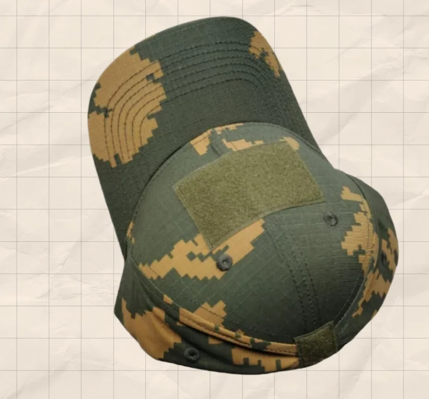 

Русская камуфляжная бейсболка с желтым цветком