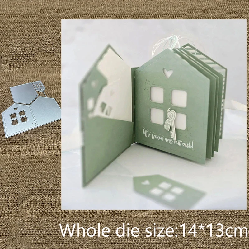 Neue Design Handwerk Metall schablone form Schneiden Sterben haus karte dekoration sammelalbum gestanzt Album Papier Karte Handwerk Präge