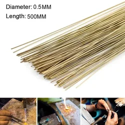 10pcs Low Temperature Easy Melt Universal Silver Welding Rod For Jewelry Making Repair Easy Solder Silver Welding Tool