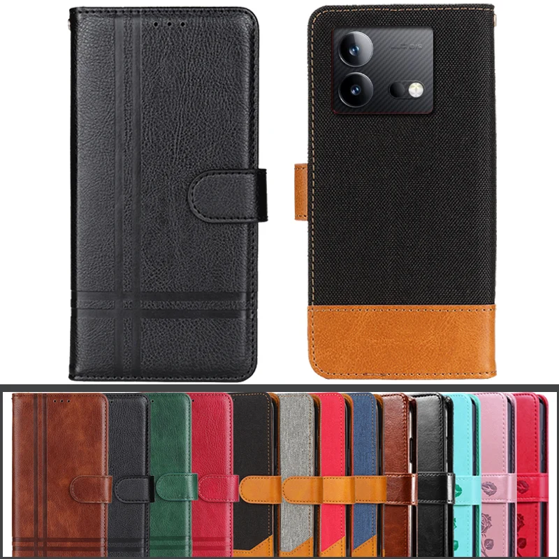 بو الجلود محفظة غطاء الوجه ، فتحة بطاقة دعم القضية ، حالة الوجه لفيفو ، iQOO نيو 8 ، 5G ، V2301A ، #1