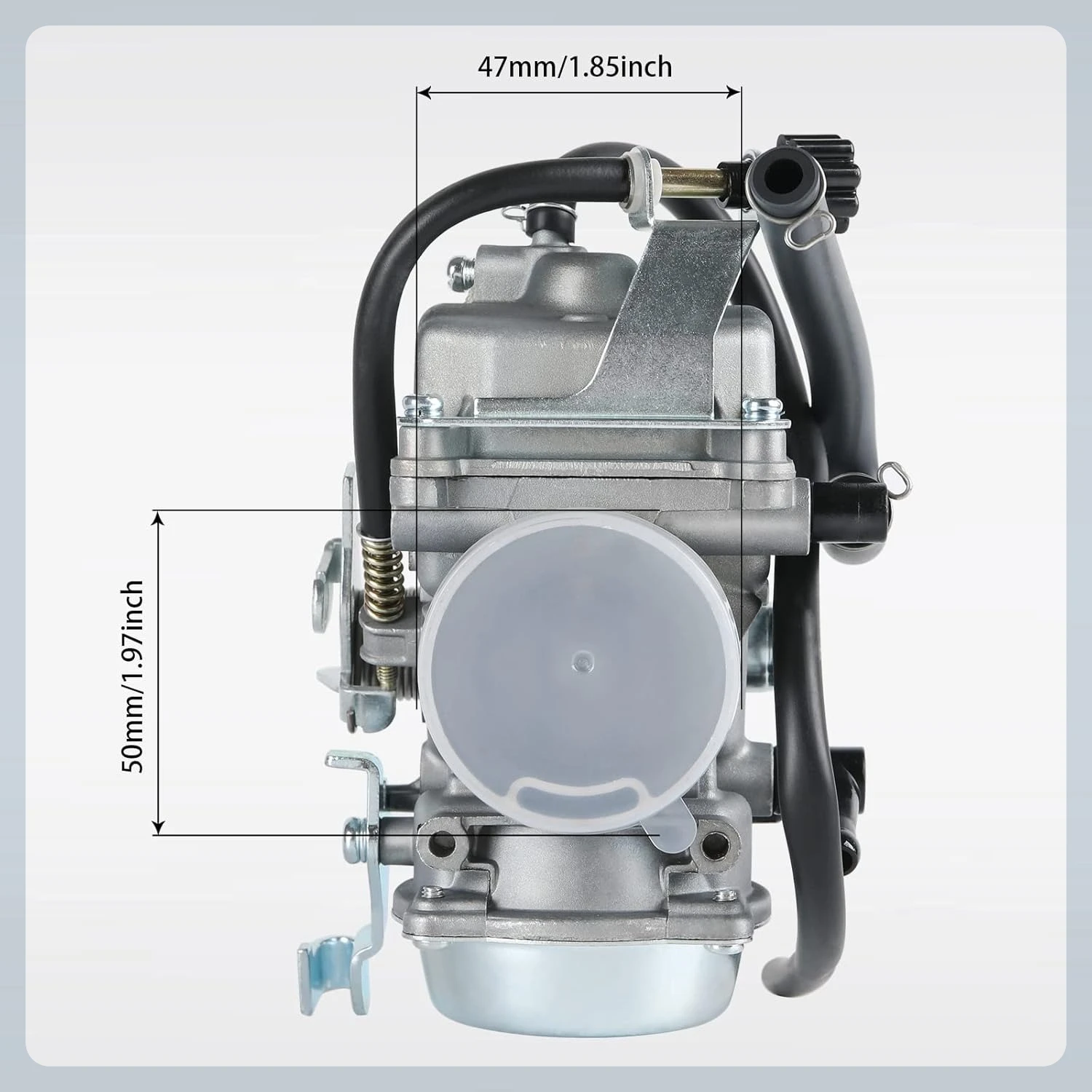 KLF 300 Carburetor Compatitable with For Kawasaki Bayou KLF300A1988-2005 KLF300B, 1989-2005 KLF300C ATV Carb with Cleaning Tools
