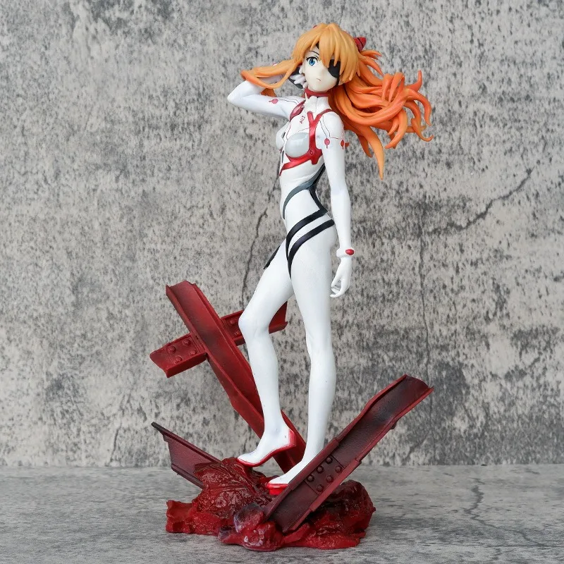 25cm EVA Anime Figure Asuka Langley Soryu Action Figures Statue Figurine Collection room Ornament Model Toys For children Gifts