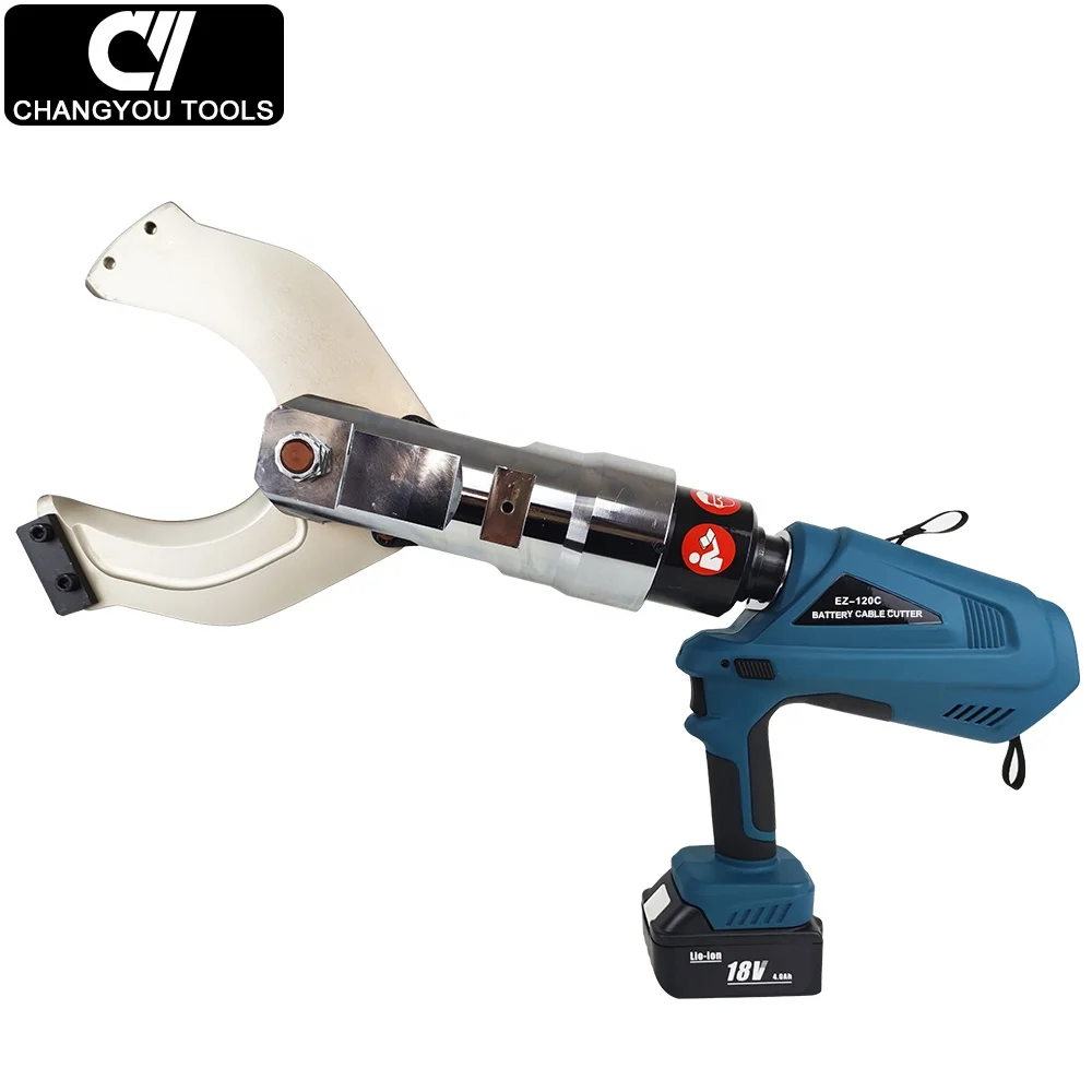 EZ-120C 20Ton Industrial Grade Cordless Cable Cutter High Quality Battery Operated Copper Hydraulic Tool