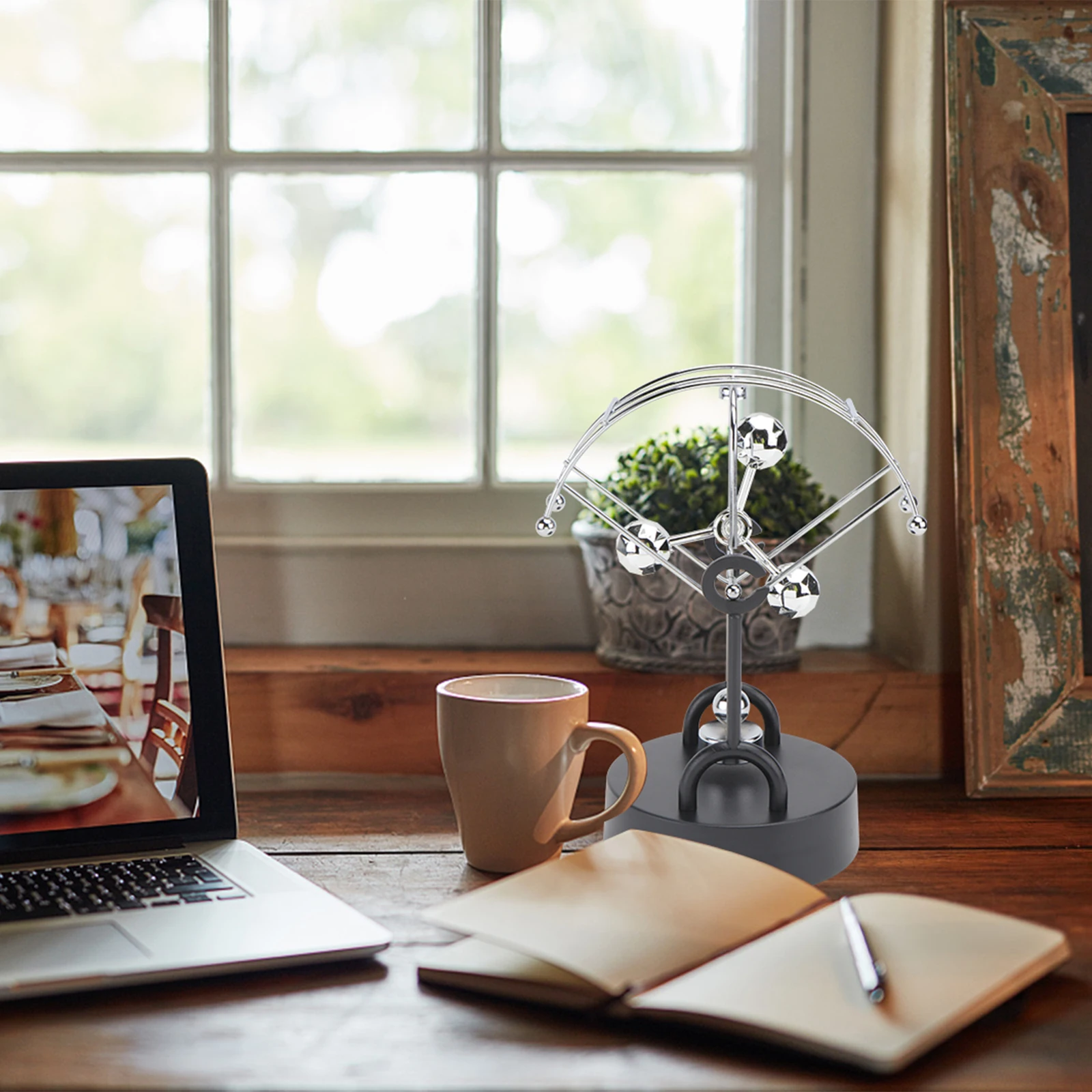 جهاز الحركة الدائمة أداة آلة زخرفة لعبة الهاتف المحمول الحلي سطح المكتب اللعب الفيزياء المغناطيسية