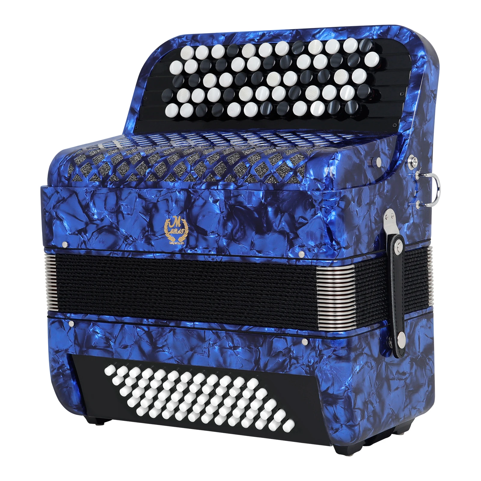 M MBAT 62 Keys 60 Bass Accordion Professional Accordion With Storage Bag Keyboard Instruments Accordion For Teaching/Performance