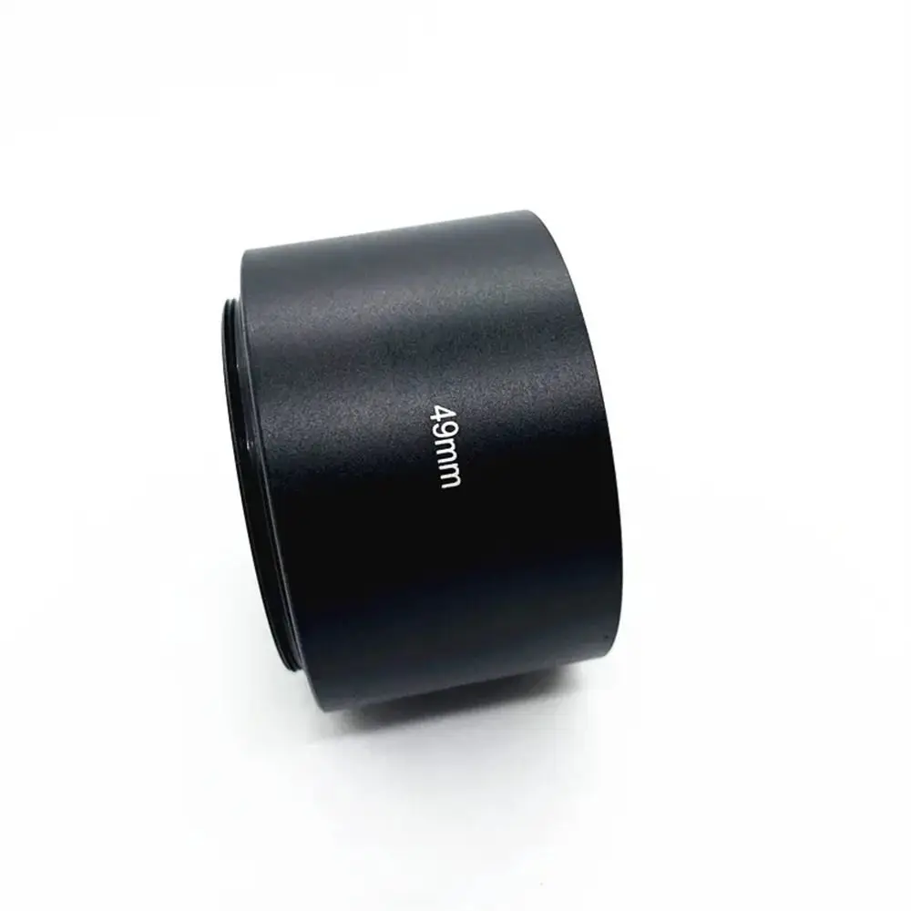 

Photographic Equipment Metal Long Lens Hood SLR Camera Screw-in Camera Lens Hood Matte Black DSLR Digital Photographer Gifts