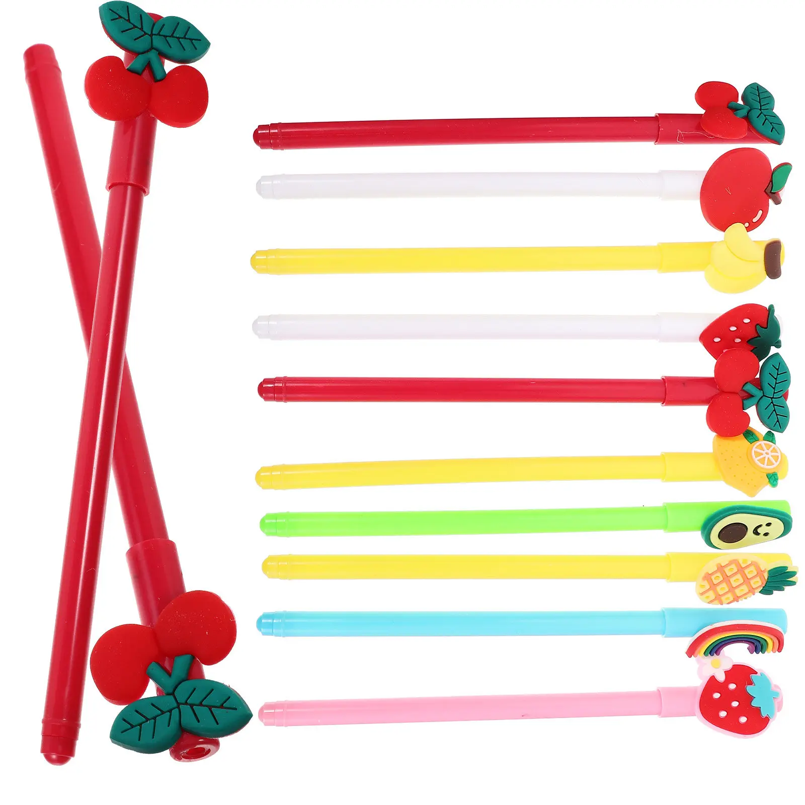 

20 шт. милых гелевых ручек: компактные, легкие, для плавного и удобного письма, идеально подходят для домашних заданий, экзаменов, подписи