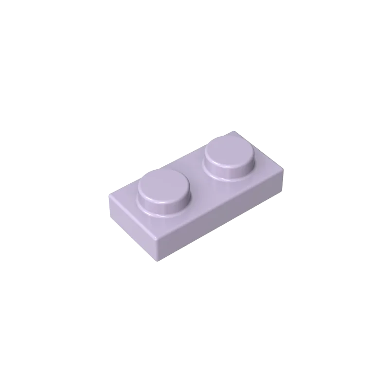 Gobricks 100 stks 3023 Gemengde Kleur Plaat 1x2 Onderdelen Grijs MOC DIY Bouwstenen Zwarte Kleur Kid creatieve Gift - afbeelding 1