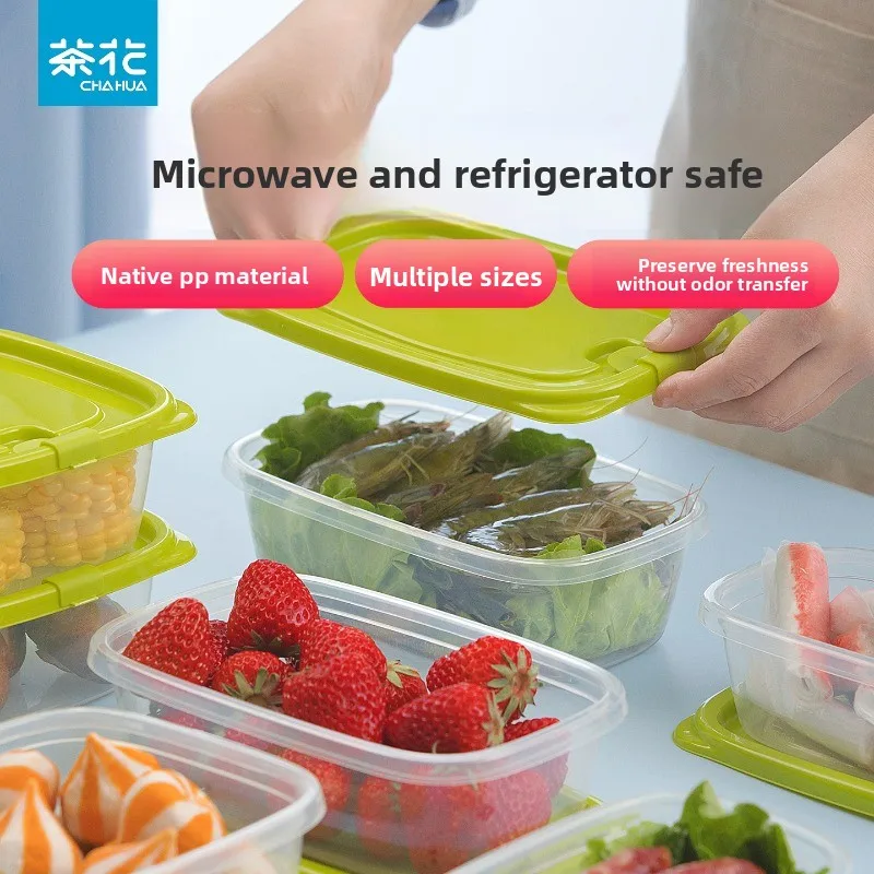 Camellia Food-Grade Baby Food Storage Boxes: Microwave/freezer-safe. Ideal for fridge organization—durable for food storage!