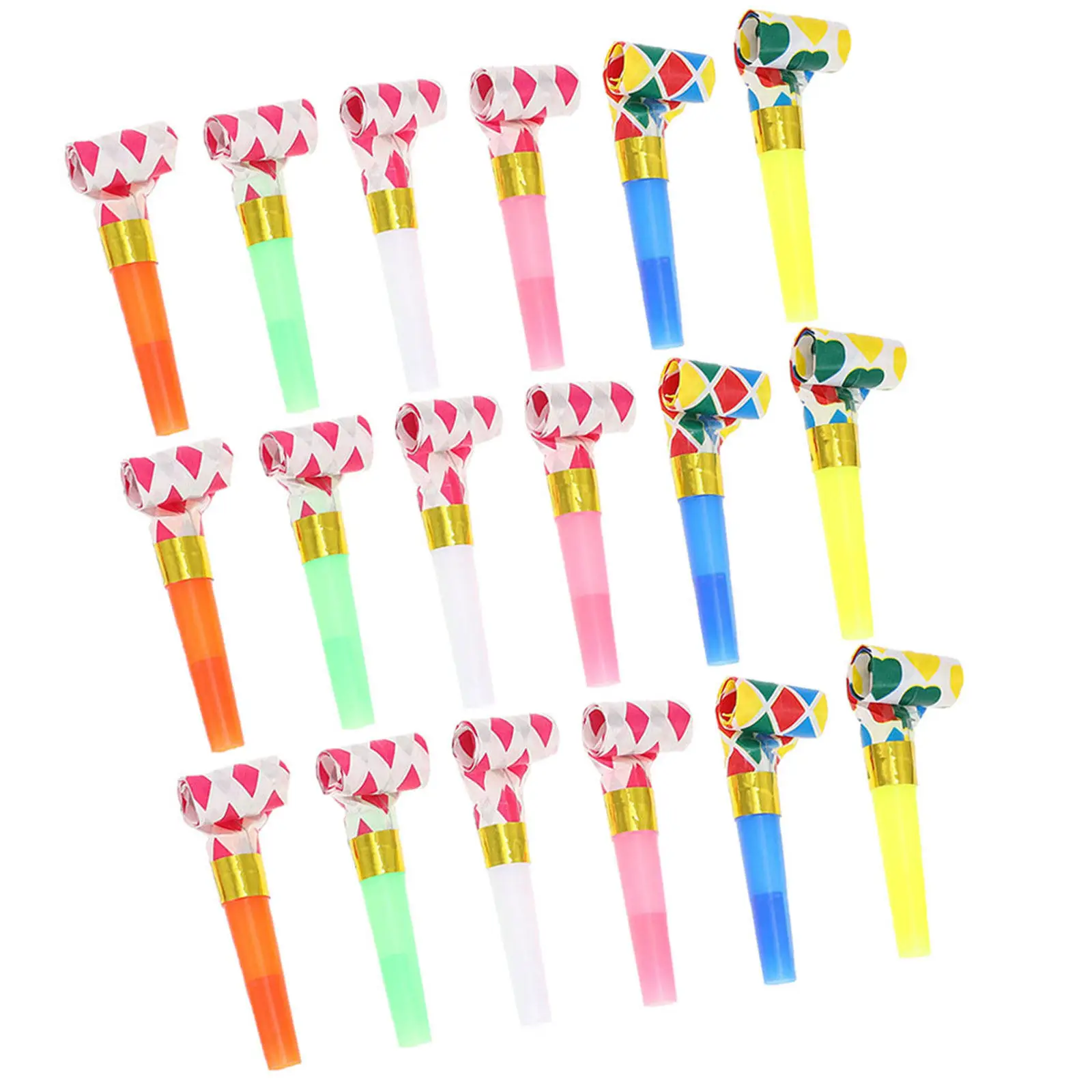 

120Pcs Children's Party Whistles Blow Dragon Whistles Colorful Party Noise Makers Cheer Blow Horns Birthday Supplies Bulk