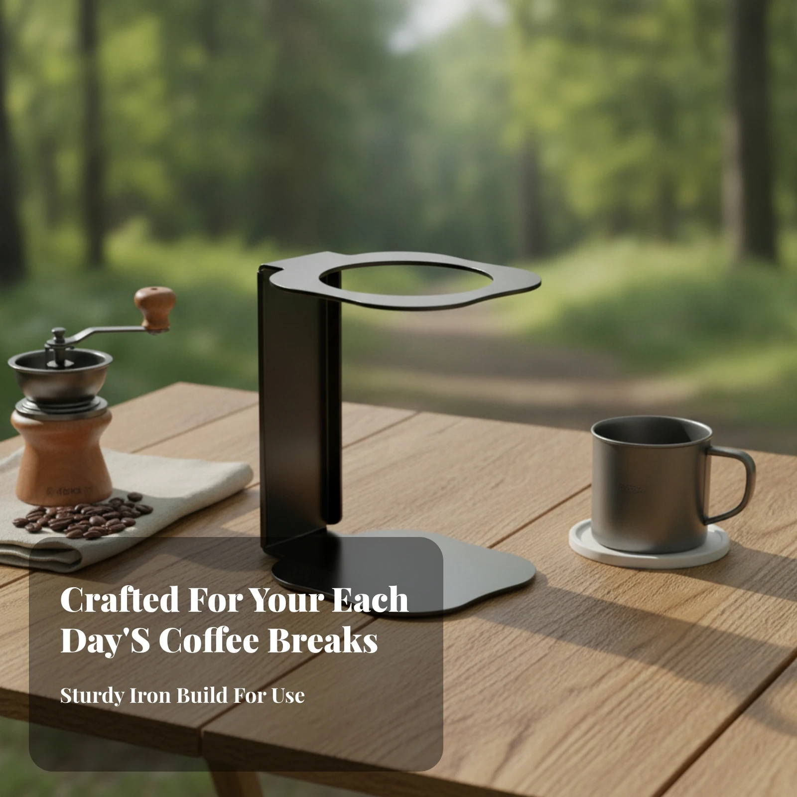 Coffee Machine Stand Lightweight Coffee Maker Stand Sturdy Long-Lasting for Campers, Office, Camping