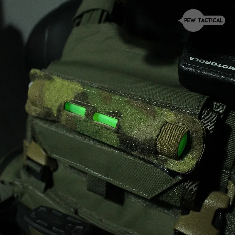 Pew Tactical CHEMLIGHT POUCH airsoft EDC paintball light stick pouch currency Tactical Glow Sticks Pouch Fluorescence Light bag