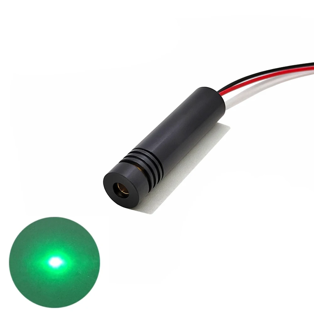 Φ12X50mm 520nm 1mW 5mW 10mW 20mW Green Adjustable Focus Dot Laser Light Module Positioning Locator
