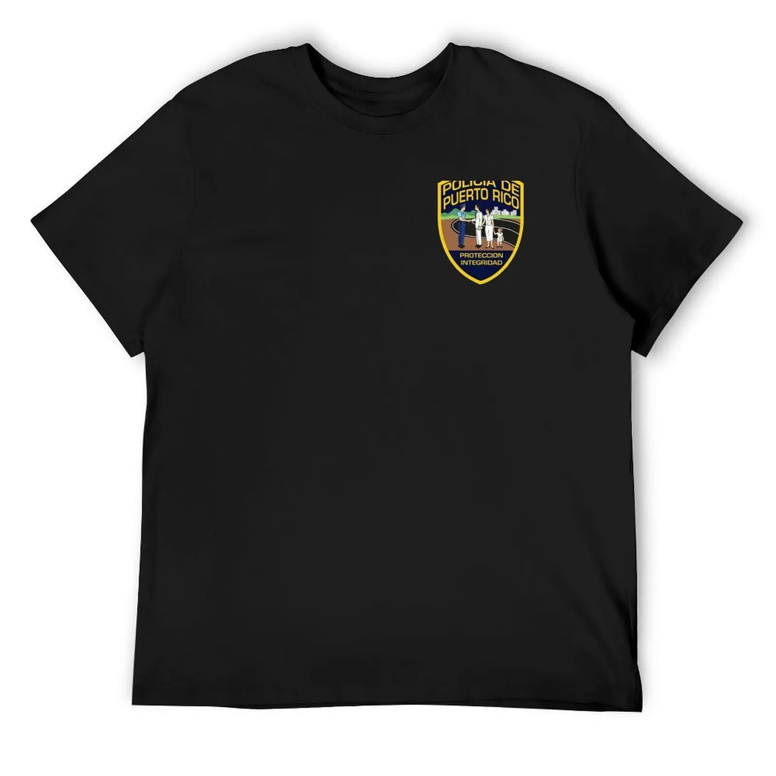 Policía Puerto Rican Policia De Puerto Rico camiseta croswit camisa hombre camisetas hombre moda coreana ropa para hombre