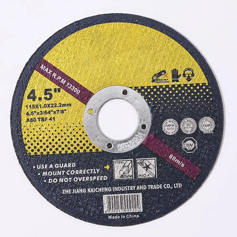 4.5 Inch Cutting Disc Stainless Steel Disc High-Quality Cutting Discs Maximum Speed 80 Ms For Various Cutting Tasks