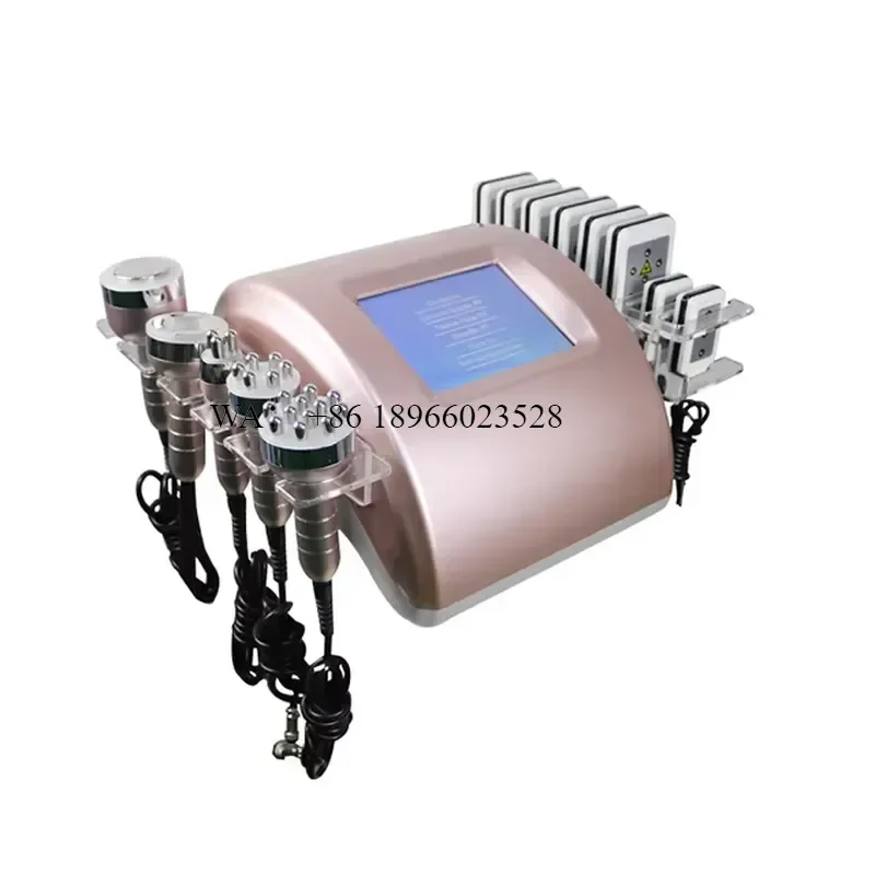 WMWMNU 6 in 1 Vacuum Cavitation 40k Ultrasonic Fat Removal Device for Body Contouring and Cellulite