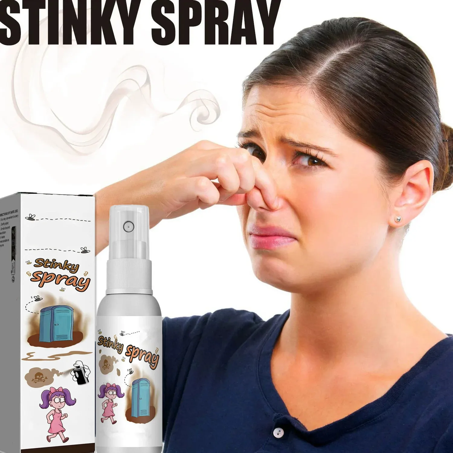 Prank Fart Spray Gag Gift for Adults Kids Great for Pranks Good Laugh Extra Strong Poop Spray Non Toxic