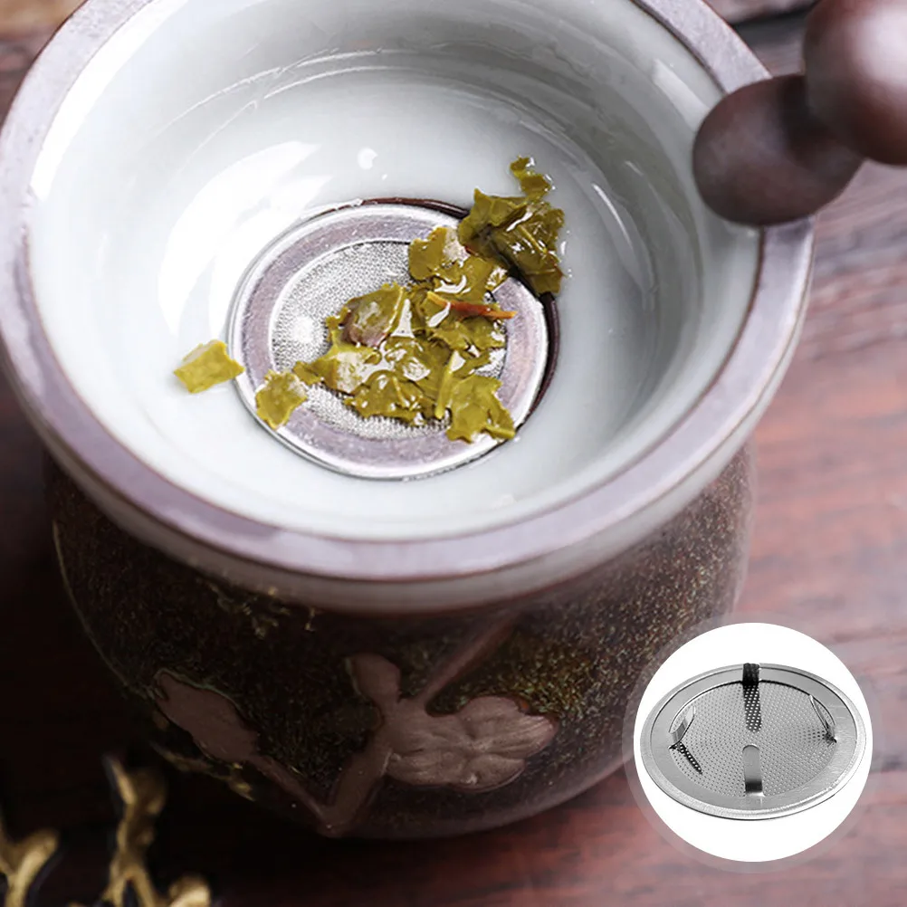 

HOLIDYOYO 20pcs Stainless Steel Fine Mesh Tea Strainer for Loose Leaf Tea Teapot Filter