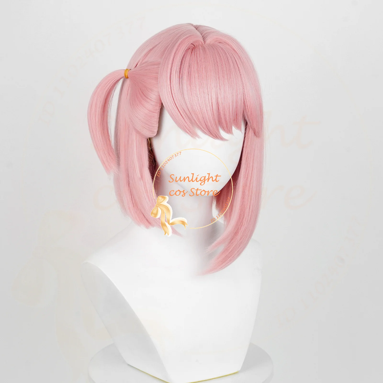 Charlotte Cosplay Perücke 33cm rosa Charlotte Frauen Perücken hitze beständige synthetische Perücken Halloween Anime Cosplay Perücken