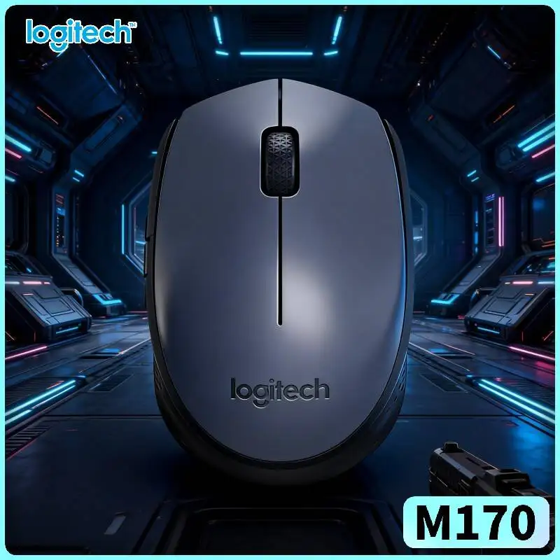 

Soft-Hold Logitech M170 Wireless Optical Mouse 2.4GHz 10m Range 12-Month Battery for Home Office Travel Kits