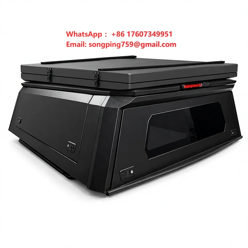 Aluminum Alloy 4x4 Pickup Truck Bed Canopy Hard Shell Camper Roof Tent