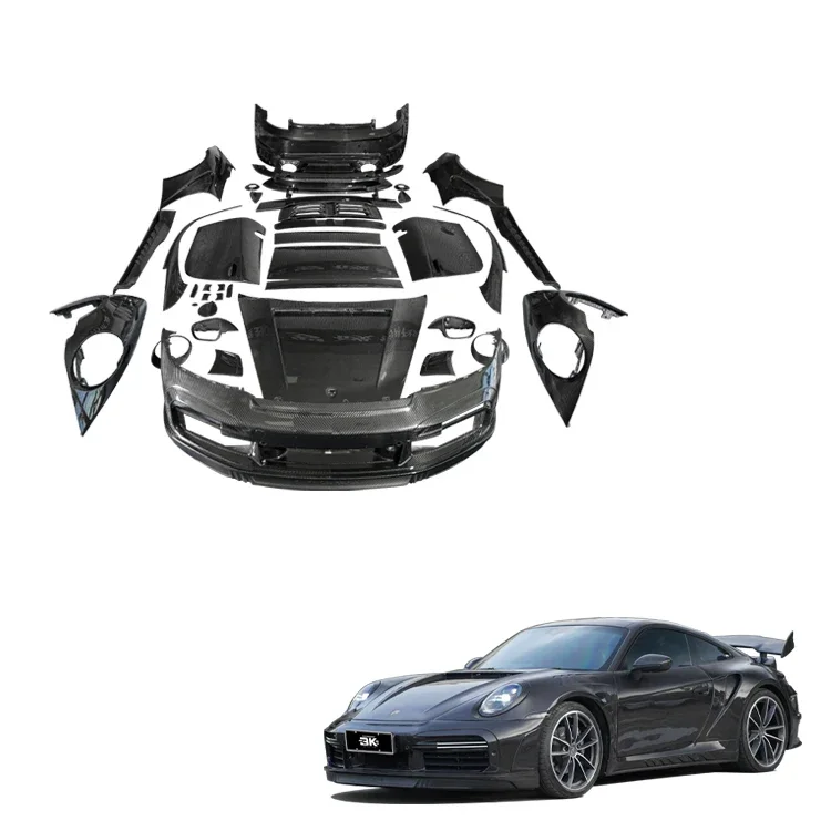 911 992 Carrera Upgrade Top-Car Stinger GTR Full Body Tuning Parts Dry Carbon Fiber Bodykit For Porsche 911 992 Body Kits