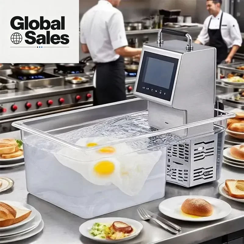 Stainless Steel Sous Vide Slow Cooker Machine with Digital LED Display for Precise Low Temperature Cooking