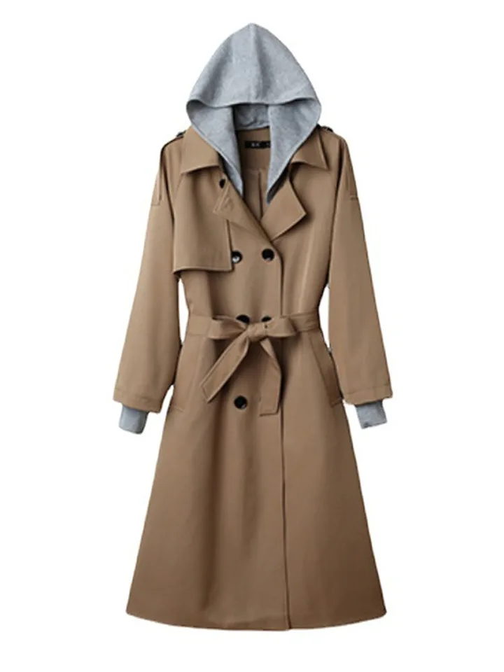 Petalum Manteau Femme Hiver Chaud Chic Trench Coat Veste Slim Double Boutonnage Caban Épais Blouson Fashion Col Revers à Manches Longues avec Ceinture Petalum Manteau Femme Hiver Chaud Chic Trench Coat Veste Slim Double Boutonnage Caban Épais Blouson Fashion Col Revers à Manches Longues avec Ceinture