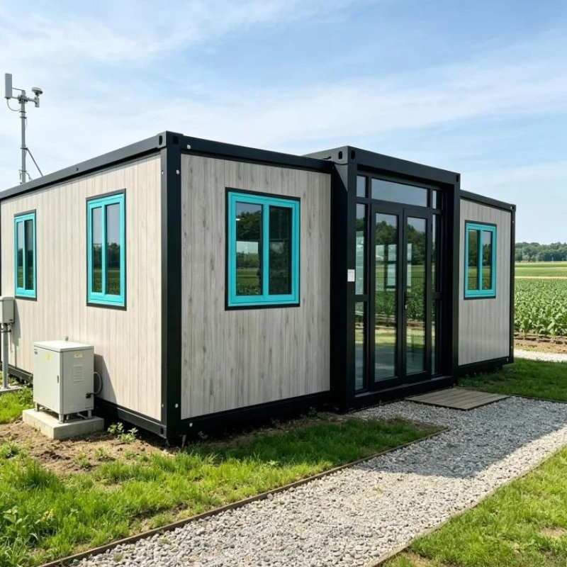 New Foldable Expandable Container House with Bathroom Prefab Room 20-Foot/40-Foot Mobile Prefab House