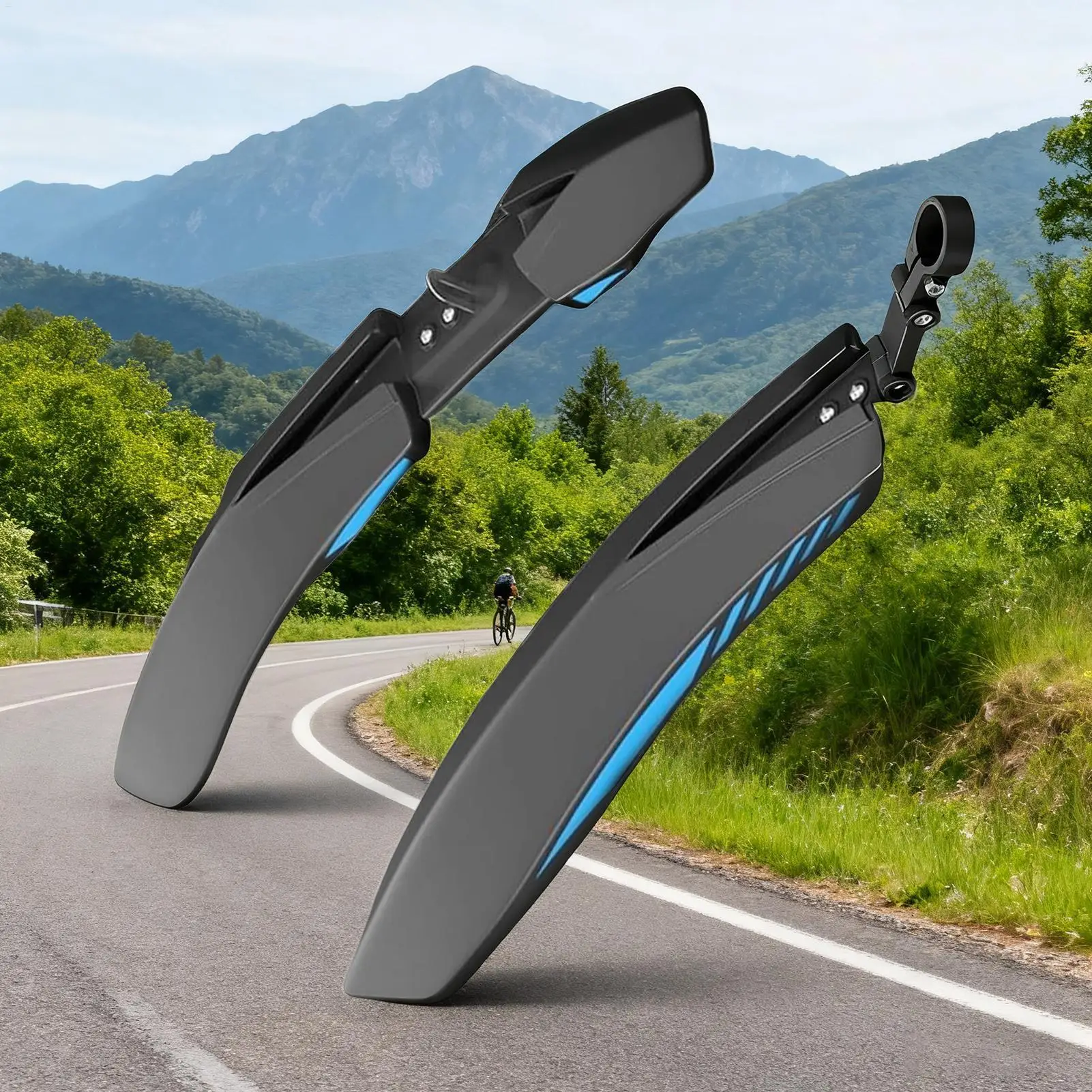 

24/26/27,5-дюймовый велосипедный брызговик, расширенный брызговик, передний и задний брызговик, защита от воды, грязи, гравий, брызговик, детали