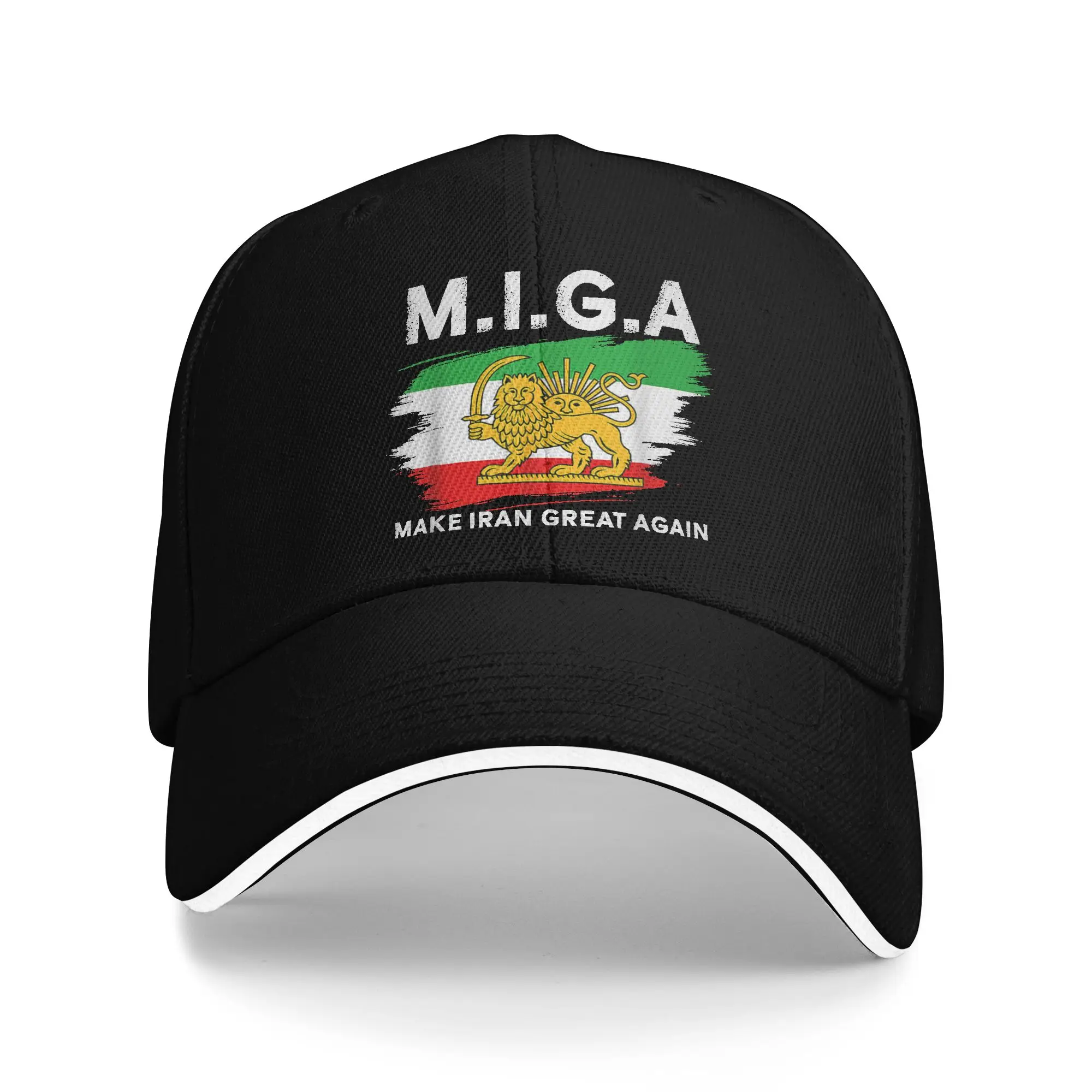 Gorra de Béisbol con Emblema de Irán, Diseño de Pareja, Estilo Camionero, Informal, para Primavera, Aire Libre, Gimnasio, Protección Solar