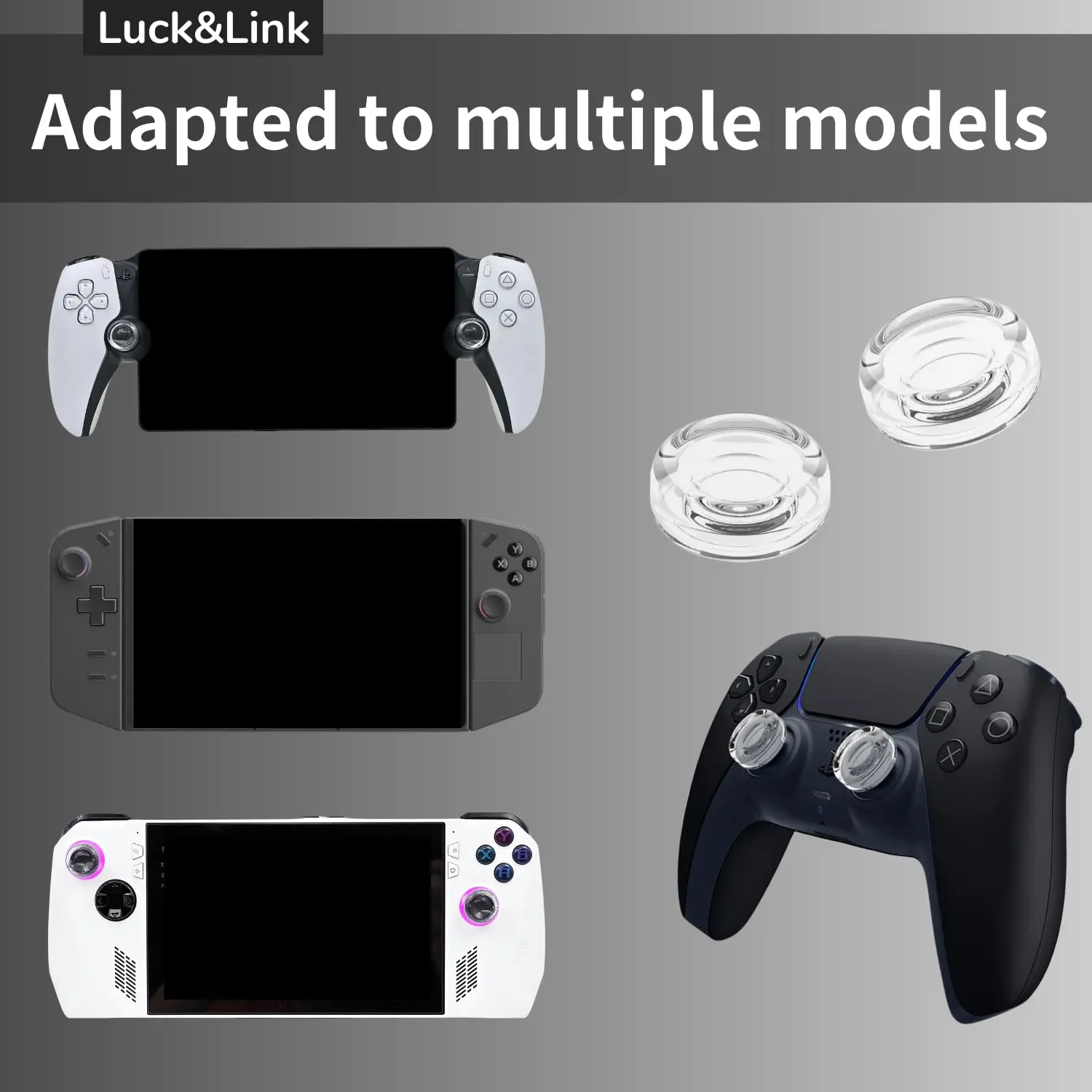 For PS5 Dualsense Thumb Grips, Joystick Caps for PS5, Thumbstick Cover