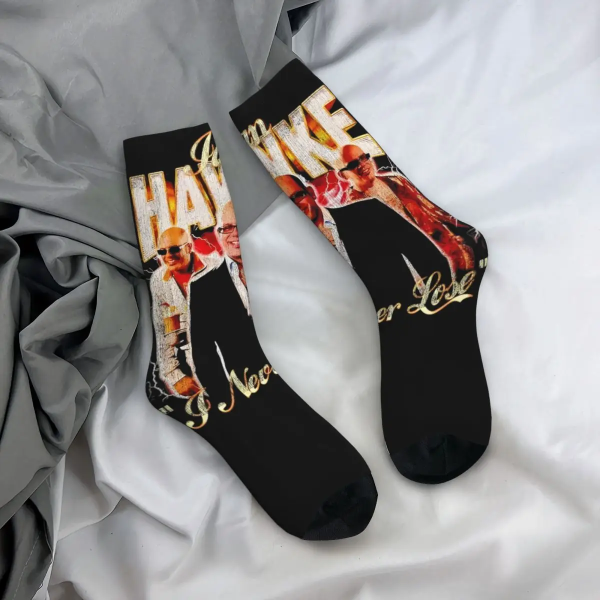 Autumn Winter Retro Men's Women's Ian Hawke Meme I Told You Dave I Never Lose Socks Sweat Absorbing Basketball Socks