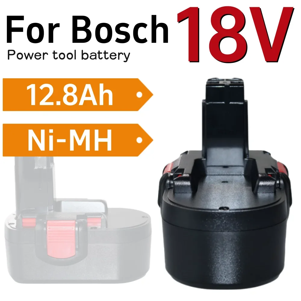 18V 12800mAh Ni-MH Rechargeable Battery For Bosch Power tool battery Remplacement BAT025 BAT026 BAT160 PSR180 VE-2 GSR18