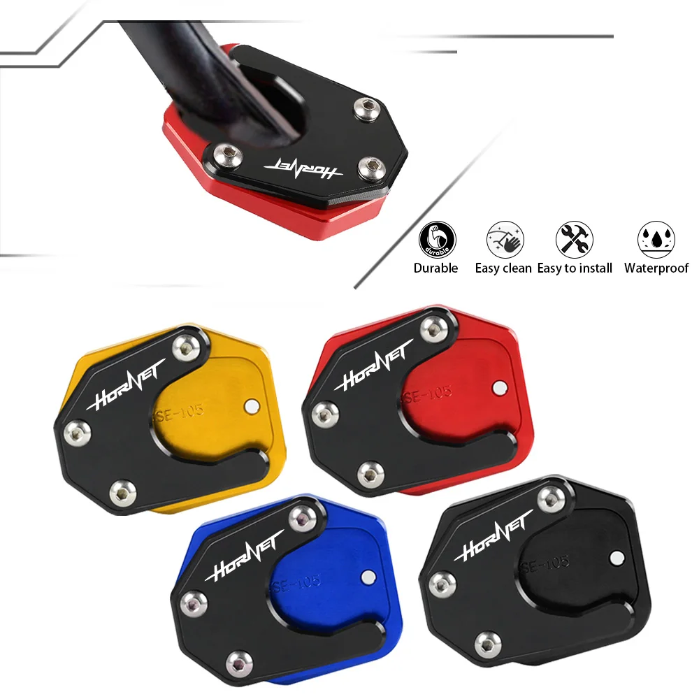 

For HONDA CB 600F CB600F HORNET Foot Side Stand Pad Plate Kickstand Enlarger Support Extension 2007-2009 2010 2011 2012 2013