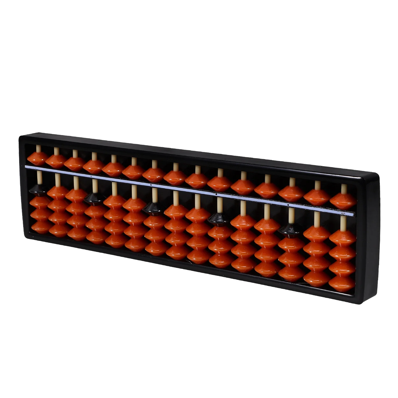 

Professional 15-Column Children Abacus Vintage Style 5-Beads Practical Arithmetic Tool for School Home Learning Education