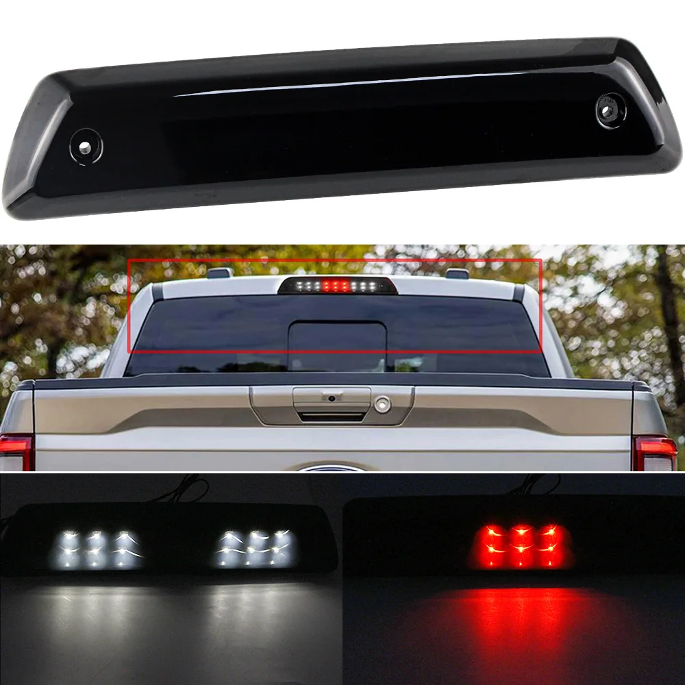 

1PCS LED 3RD High Brake Light Third Stop Lamp Tail Light Red White For Ford F150 2009 2010 2011 2012 2013 2014 AL3Z13A613E