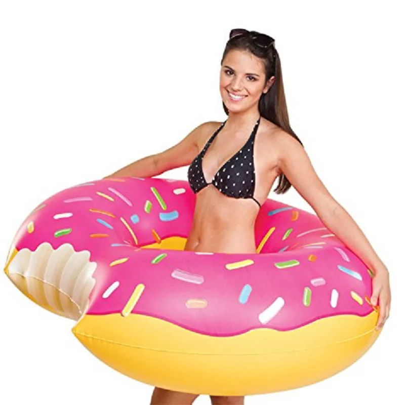 Inflatable Swimming Ring Donut Pool Float for Adult Kids Swimming Circle Ring Mattress for Swimming Pool Toys Seat Dropshipping