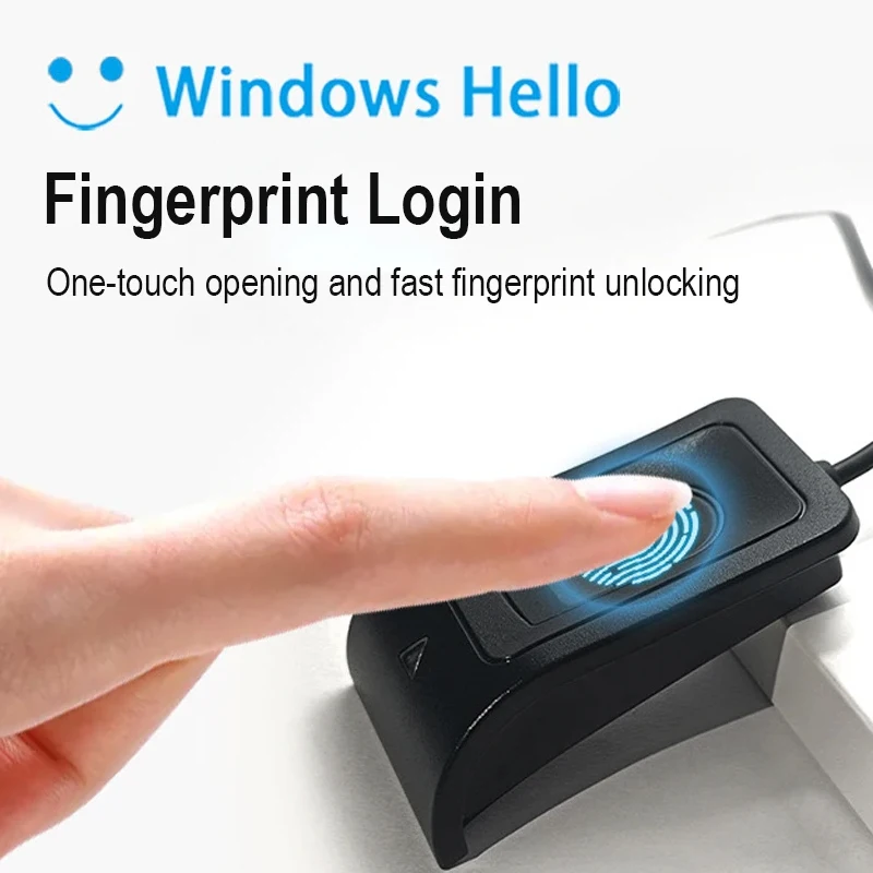 Picture 4: Biometric Fingerprint Login USB Reader Scanner Module Device For Windows 10 11 Hello Biometrics Security Key Safe Account Login
