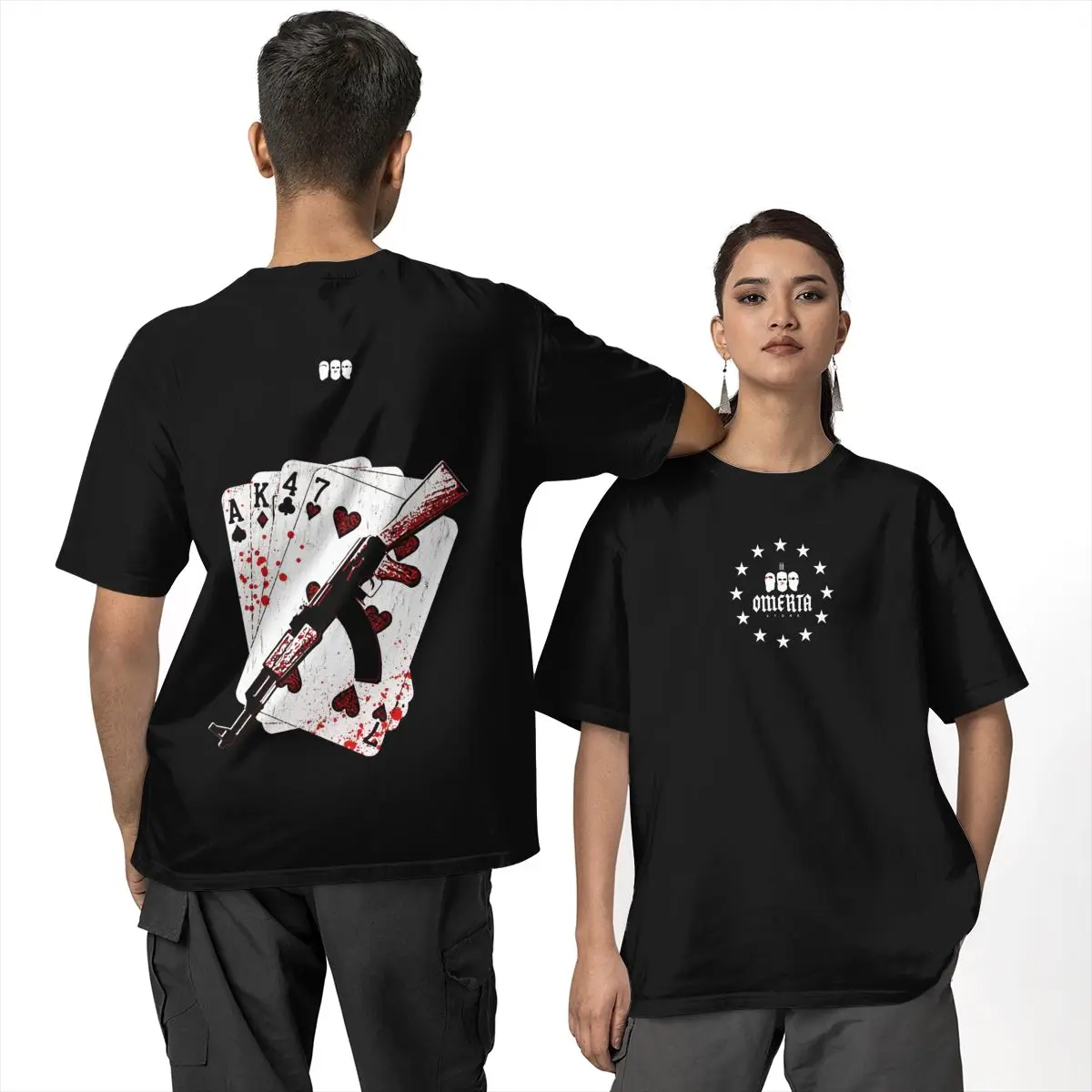 Omerta 47 T Shirt Summer 2025 NEW Streetwear T Shirts Cotton Novelty Tee Shirt For Men Short Sleeve Pattern Top Tees