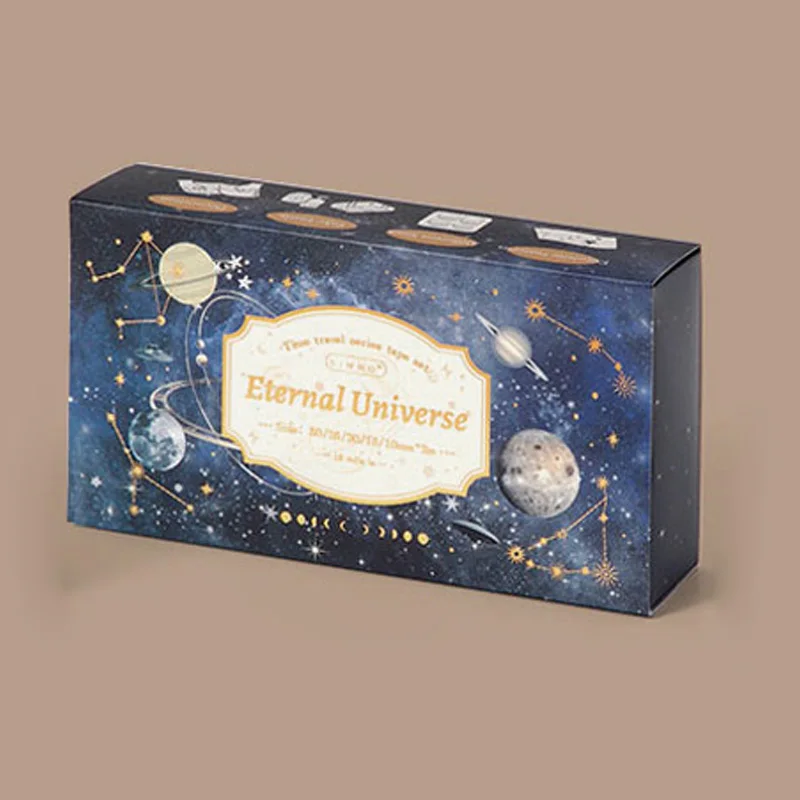 Mr.Paper 4 Gaya 18 Gulungan/Kotak Retro Washi Tape Scrapbooking Perlengkapan Washi Tape Set Vintage Cinta Adhesiva Decorativa Jurnal