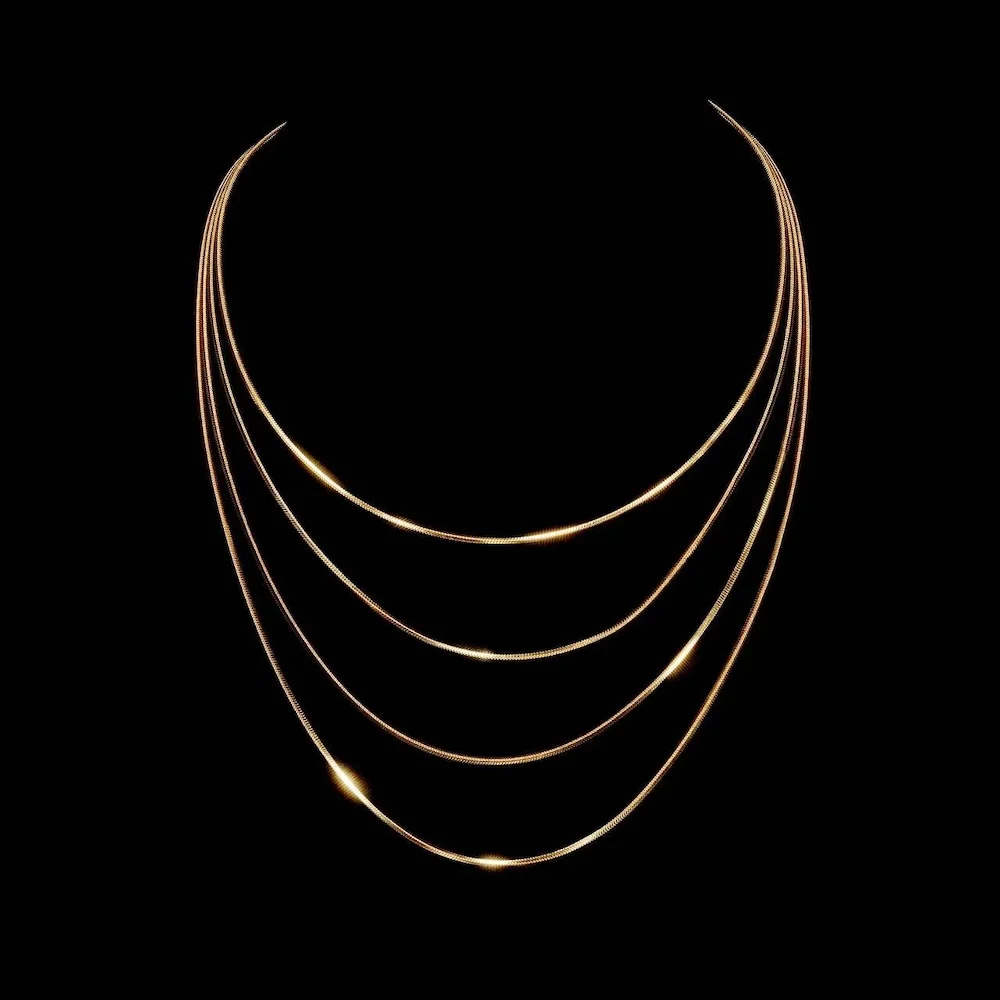 1,2 mm goldfarbene Edelstahl-Halskette für Männer, achteckige Schlangenkette für Frauen, Hip-Hop-Schmuckzubehör – Detail 3